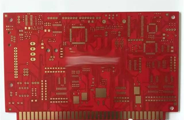 红油金手指电路板 红油金手指电路板