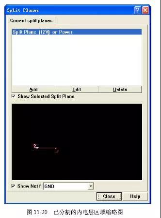 图11-20已分割的内电层区域缩略图 图11-20已分割的内电层区域缩略图