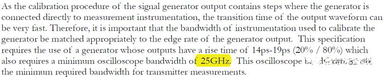 25GHz 带宽的示波器进行测试 25GHz 带宽的示波器进行测试