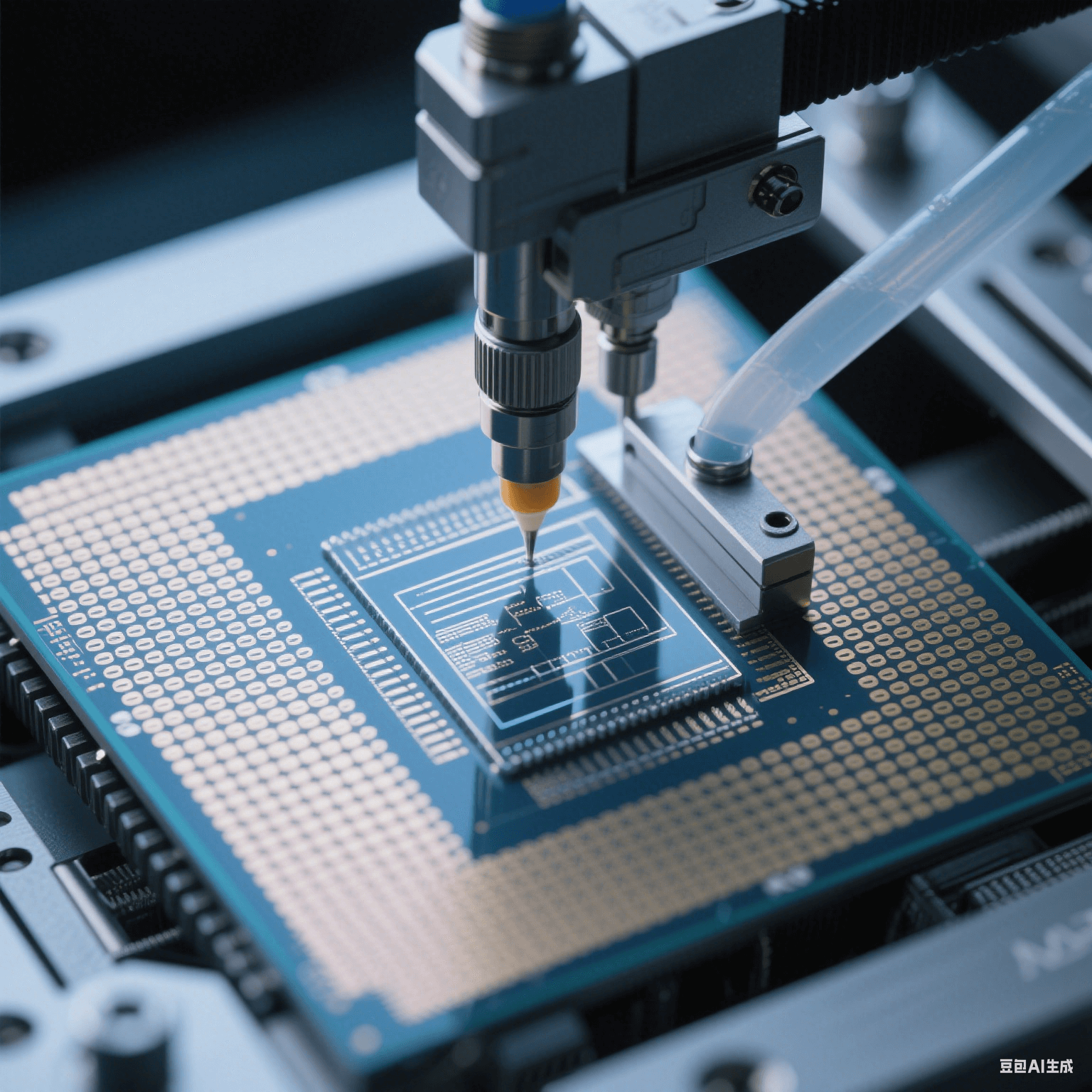 光刻胶均匀涂覆于基板