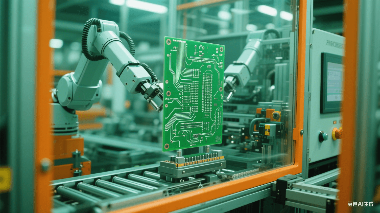 自动化生产线控制单元的 PCB 陶瓷电路板