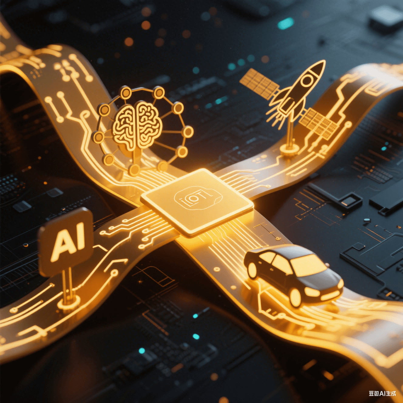 聚酰亚胺柔性板作为核心桥梁连接人工智能、物联网、新能源汽车与航空航天等未来科技 聚酰亚胺柔性板作为核心桥梁连接人工智能、物联网、新能源汽车与航空航天等未来科技