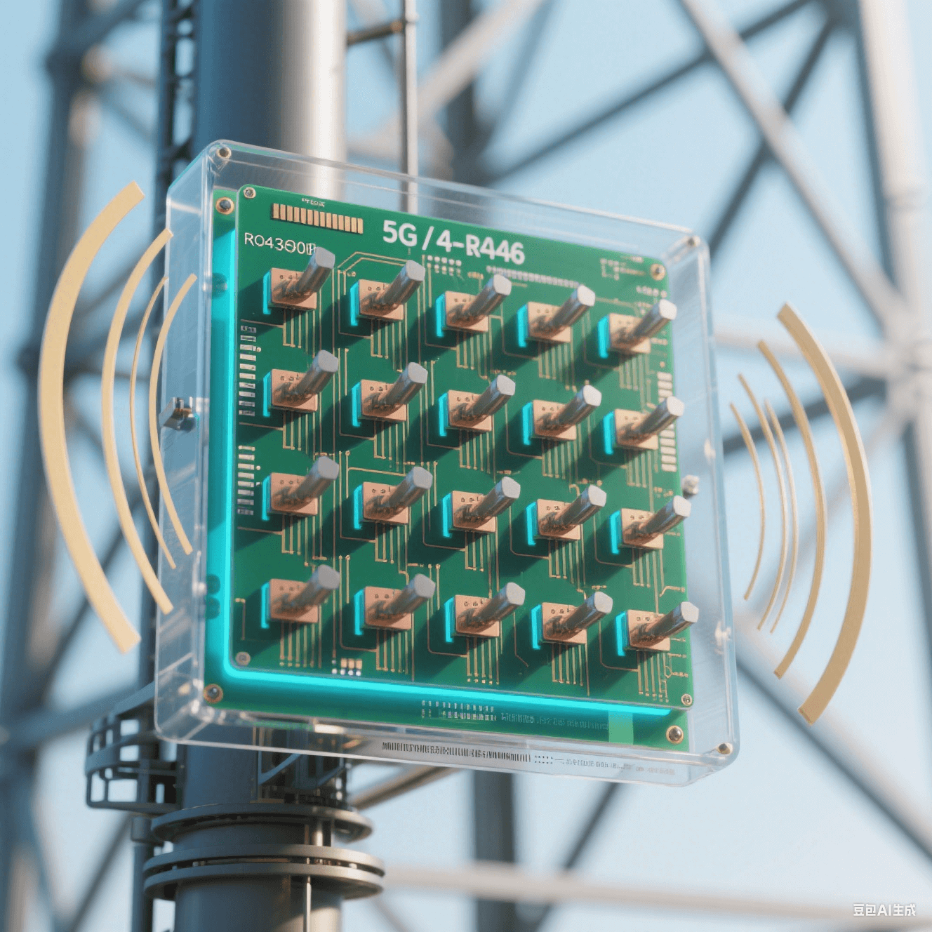 5G基站混压方案：L4/L6层嵌入RO4350B模块实现64天线单元与15%插损优化