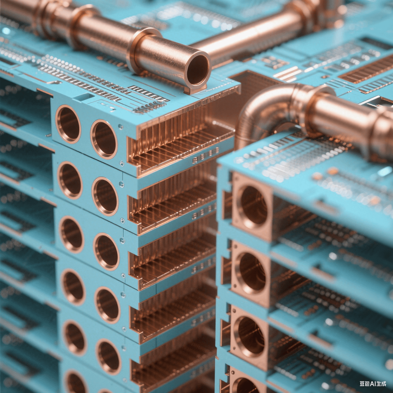 FPC层间互联：镀铜通孔（PTH）技术剖面图