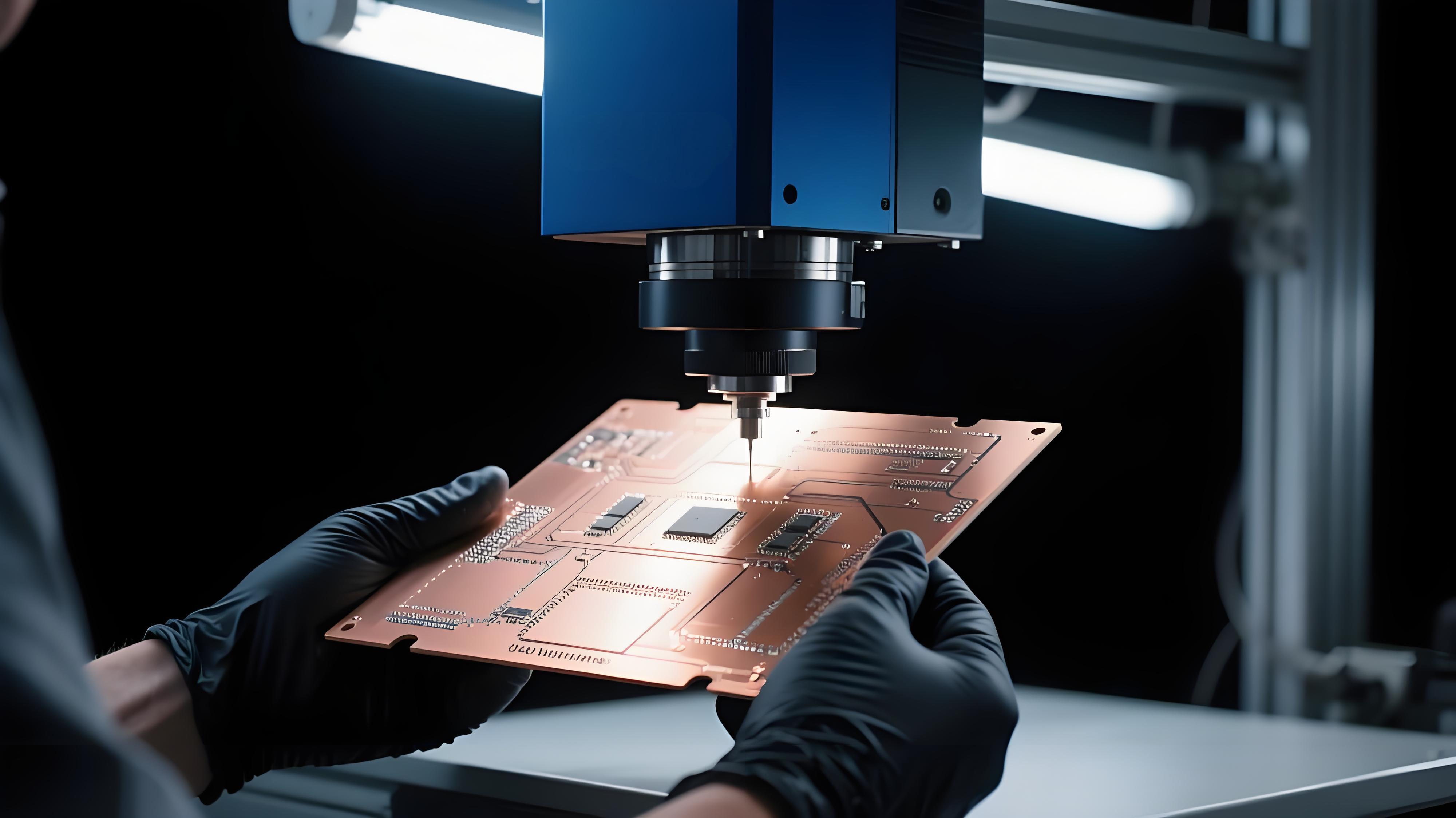 OSP工艺质量控制环节,技术人员使用X射线荧光光谱仪检测PCB板膜厚 OSP工艺质量控制环节,技术人员使用X射线荧光光谱仪检测PCB板膜厚