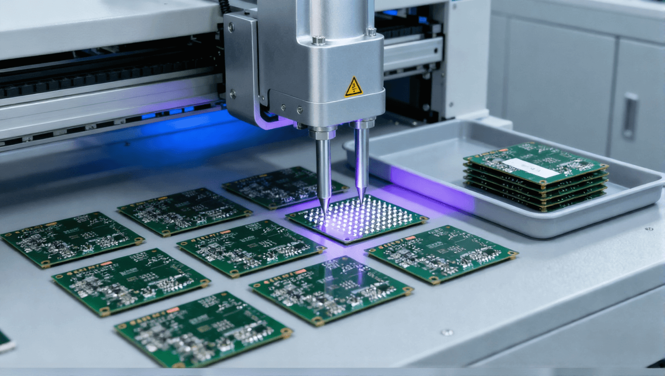 汽车电子8层高压PCB飞针复测场景，10%异常板复测实现总体降本32%