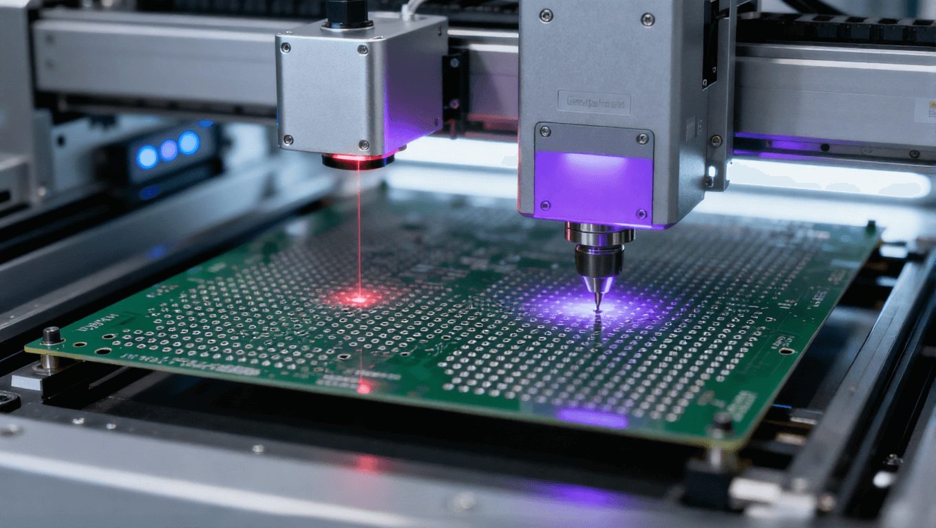 PCB沉头孔智能深度补偿系统应用场景，激光检测+自动补偿提升深度精度