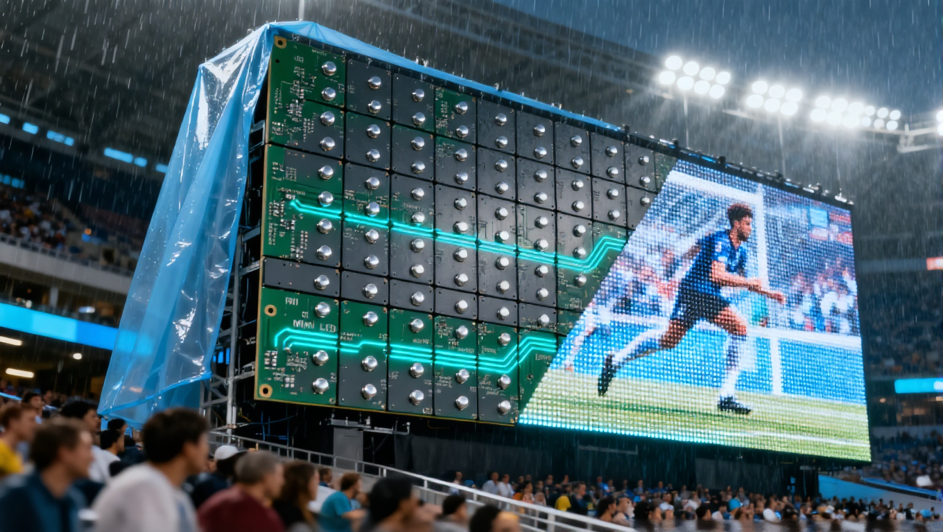 户外 LED 显示屏铝基板场景 户外 LED 显示屏铝基板场景