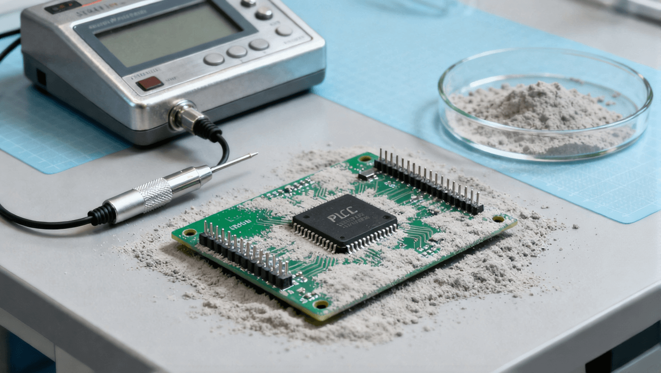 工业控制PCB老化测试 粉尘模拟测试 金属探针 绝缘电阻测试仪