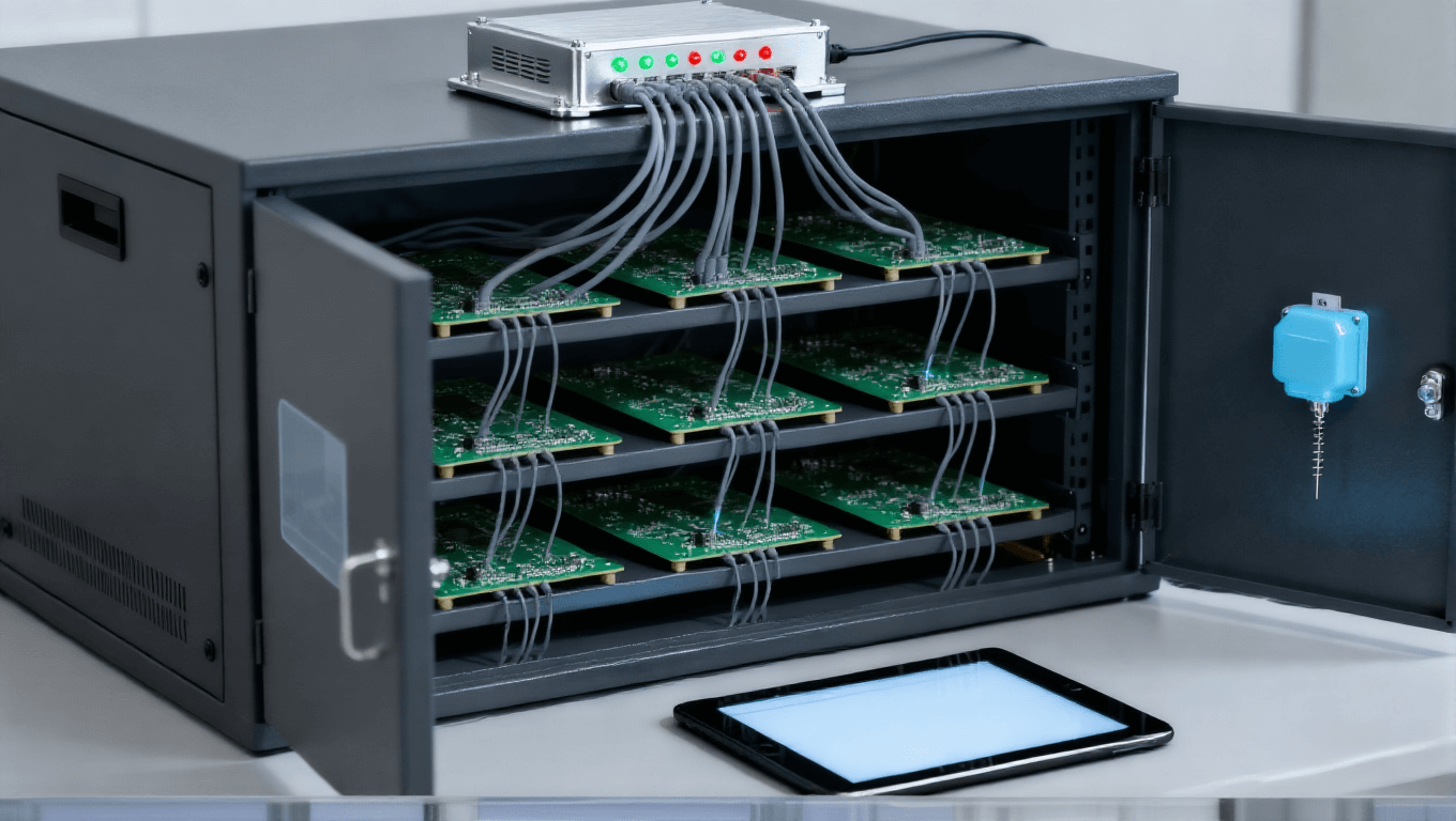 PCB智能老化测试 物联网监控 数据采集模块 温度传感器