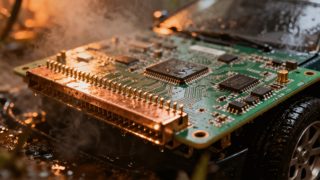 汽车电子PCB脉冲电镀镀层耐腐蚀与高可靠性展示