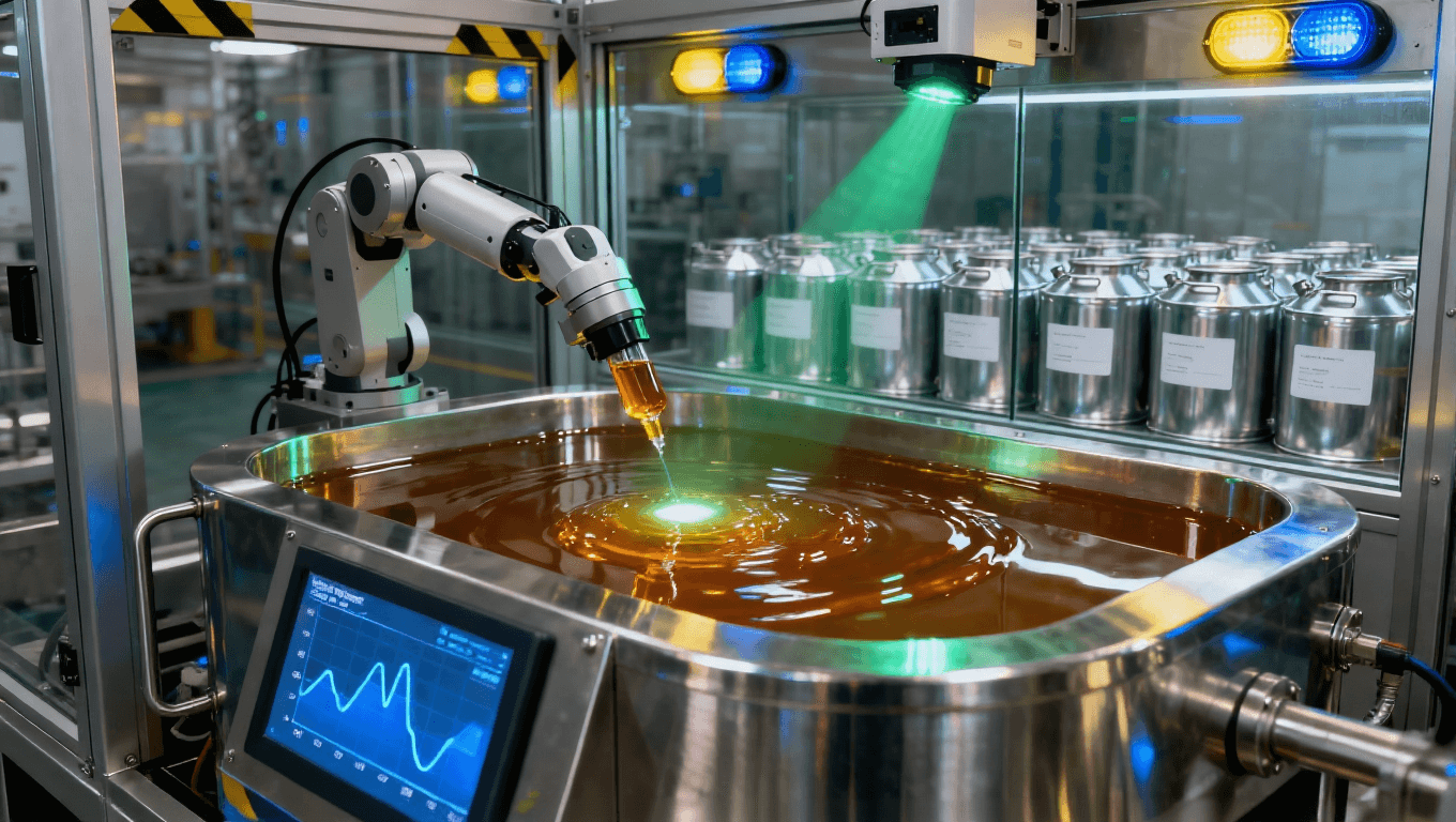 AI视觉检测系统实时监控镀液成分动态变化