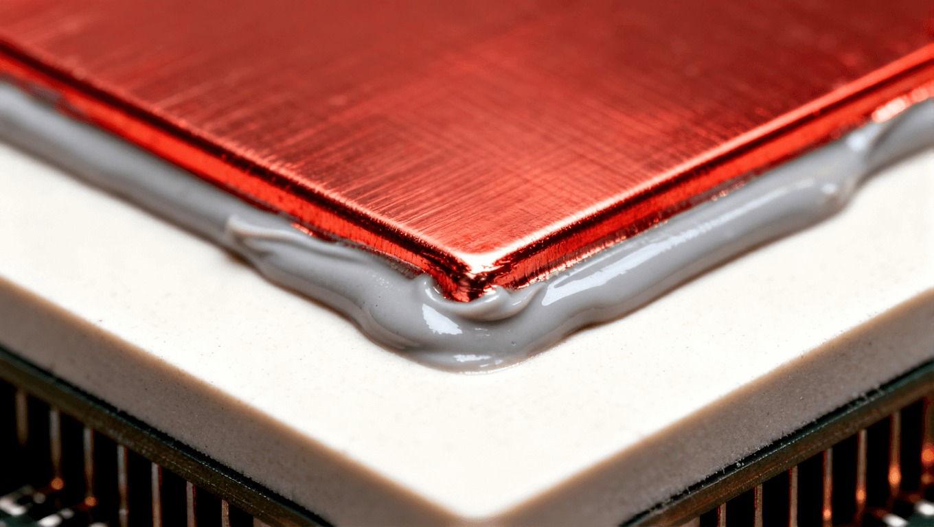 陶瓷封装基板表面的厚铜散热层与导热胶共同构成高效热传导结构 陶瓷封装基板表面的厚铜散热层与导热胶共同构成高效热传导结构