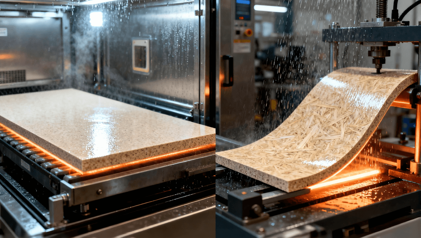 高频板材在湿热环境与机械应力测试下的性能对比图