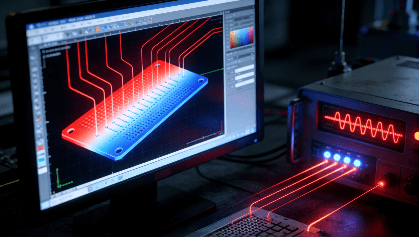 使用3D建模与脉冲电解技术优化铝基板阳极氧化膜厚均匀性的工艺场景 使用3D建模与脉冲电解技术优化铝基板阳极氧化膜厚均匀性的工艺场景