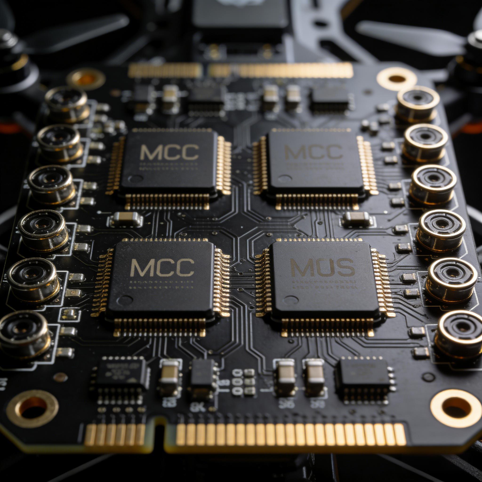 工业级无人机飞控PCB冗余架构设计示意图